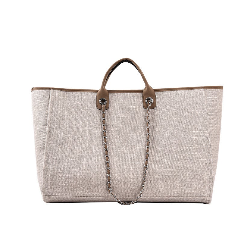 Women's Bucket Tote Bag, Large Capacity, Shoulder Crossbody Chain - Image 5