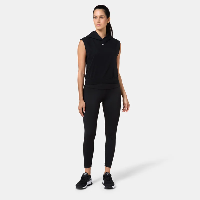 Nike Black Women's Sportswear Chill Terry Cropped Hoodie for Women | Best Price UAE