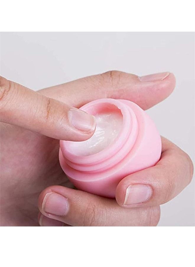 MVAQKLM  - 4PCS Travel Containers for Toiletries, Silicone Cream Jars,Containers Leak-proof Travel Accessories with Lid for Cosmetic Makeup Face Body Hand Cream - Image 1