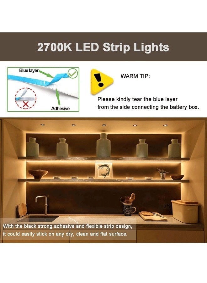 شريط إضاءة LED بمنفذ USB COB باللون الأبيض الدافئ مع إضاءة خلفية للتلفاز، 5 فولت و5 أمتار، مجموعة شريط إضاءة LED، شريط إضاءة LED فائق السطوع، إضاءة مرنة تحت الخزانة تعمل بمنفذ USB لغرفة النوم والمطبخ وديكور مرآة الزينة المنزلية وخزانة غرفة النوم وديكور القارب - Image 4