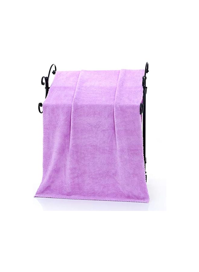 The Bros Velvet Bath Towels Set of 3, Soft Bath Towel, Super Absorbent and Fast Drying, Bath Towel Multipurpose Use for Sports, Travel, Fitness, Yoga Simple Beach Towel Set, 3 Colors 70 x 140 cm - Image 4