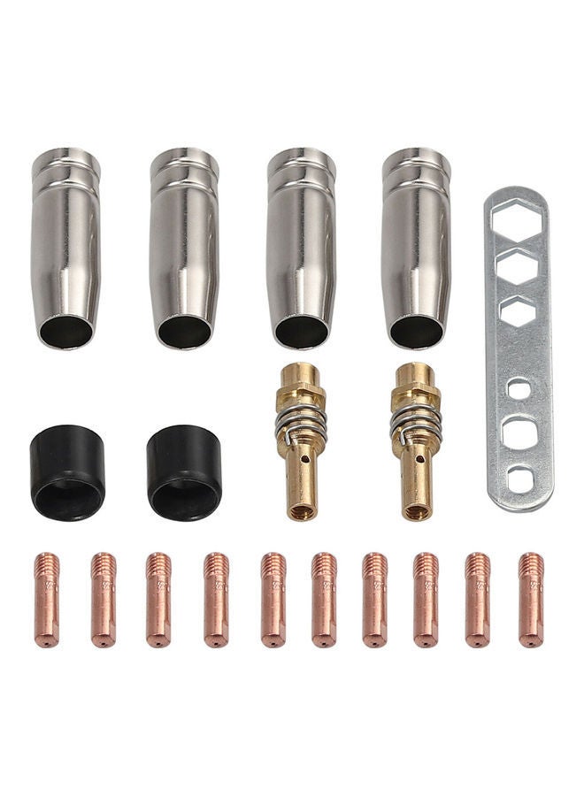 NIBEMINENT 19-Piece Welding Nozzle Set Multicolour - Image 1