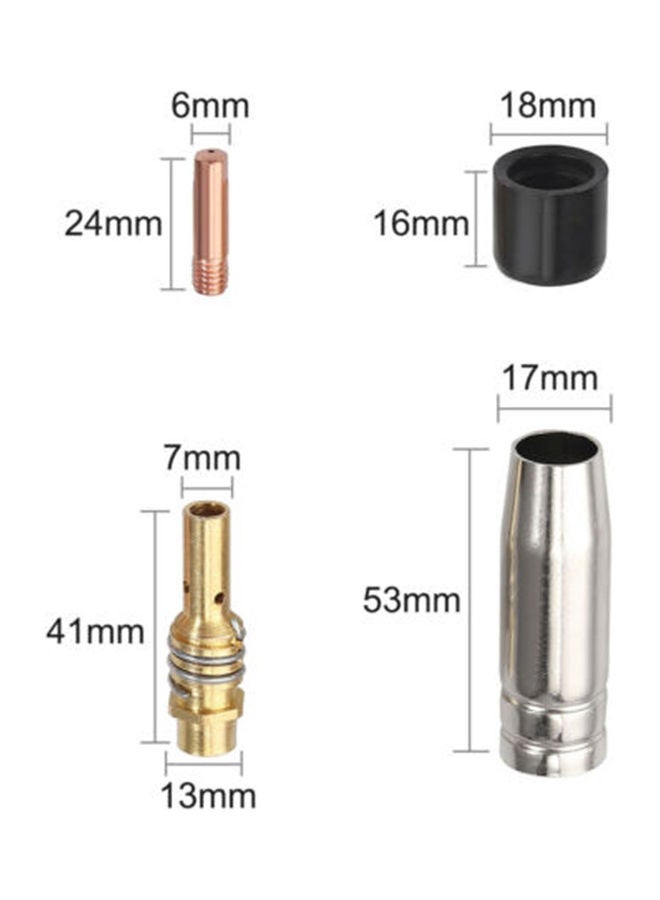 NIBEMINENT 19-Piece Welding Nozzle Set Multicolour - Image 2