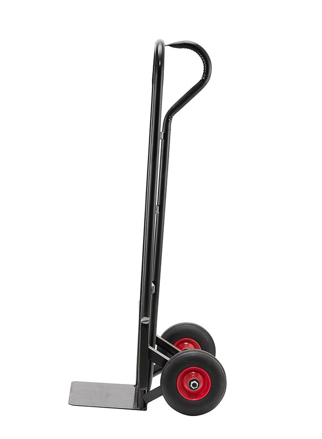 LAWAZIM Steel Pneumatic Hand Truck - Heavy Duty 2-Wheel Dolly with 661lbs Capacity, Pneumatic Tires, Wide Toe Plate - Ideal for Warehouses, Workshops, Deliveries, and Home Moving - Image 5