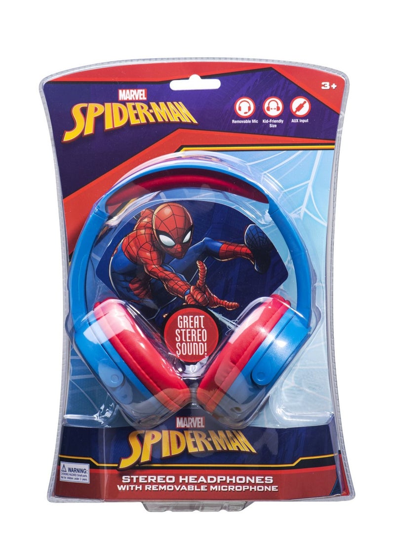 Marvel Spiderman  Adjustable Stereo Headphones with Padded Ear Cups - pzsku/ZDDED373E662994A5ADAAZ/45/_/1674300481/39f409c9-9bad-4812-9f0e-5c00fe0fbacc