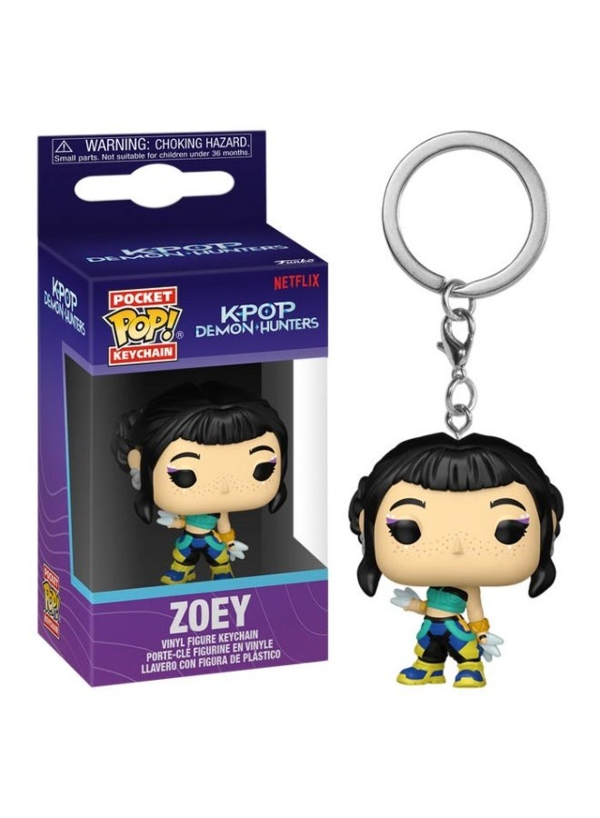 Funko Pocket Pop! KPop Demon Hunters - Zoey Keychain - Image 1