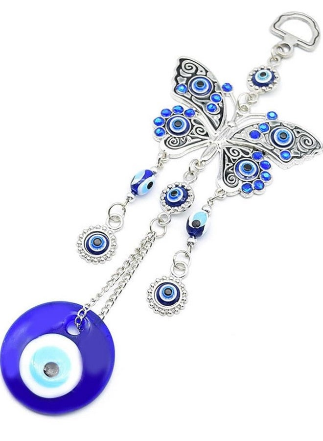 VRB Dec Plastic Tm 1 Pcs Turkish Om Evil Eye Hanging For Home Entrance Door,Wall,Car Pendant Dashboard Ornament Good Luck And Prosperity Diwali Decoartion Gift Items|Lucky Om Nazar Battu (Design 2) - Image 4