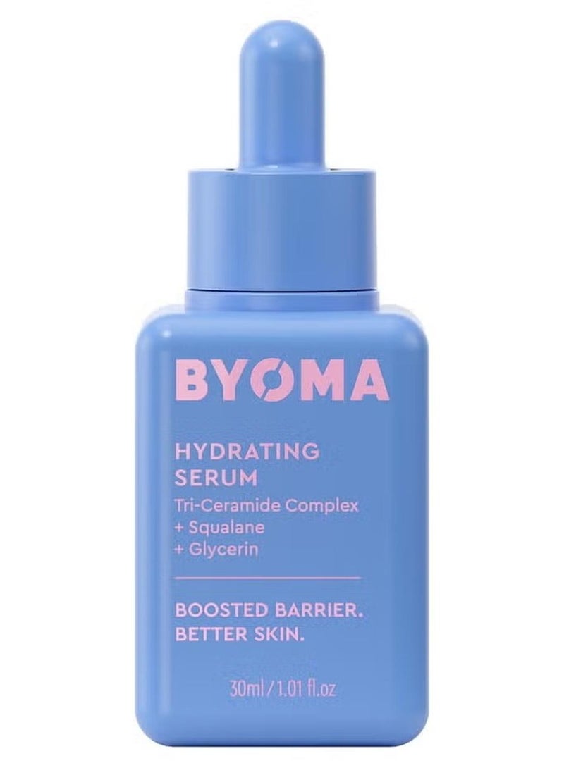 BYOMA Hydrating Serum - Moisturizing Facial Serum with Squalane, Glycerin & Ceramides - Hydrating for Glowing, Dewy Skin - 1.01 fl. oz - Image 1