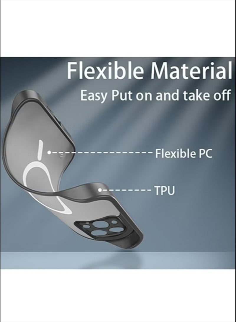 SNBFA مناسبة ل 16pro ماكس فون رقيقة جدا حالة الهاتف متوافق مع magsafe ، رقيقة جدا غير مؤطرة حالة الهاتف التبعي ، ومناسبة ل 16pro ماكس فون الأصفر واقية من الصدمات المغناطيسية - Image 4