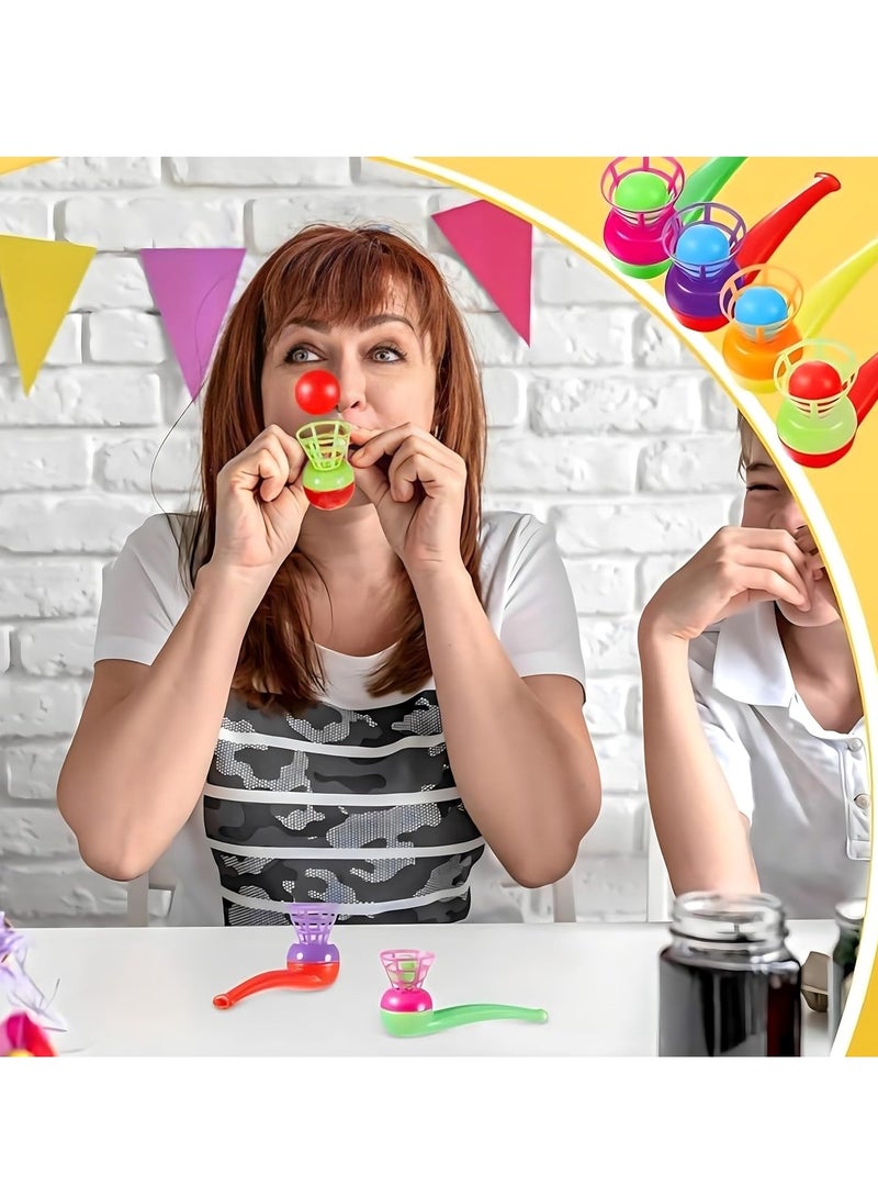 MAGIC VAULT AYBIA 20pcs Floating Blow Pipe Balls | Blowing Pipe Whistles Balls Toys | Magic Blowing Ball Game Toy - Stress Reliever Balance Pipe Ball Toys, for Kids Gifts Party Supplies Favors - Image 2