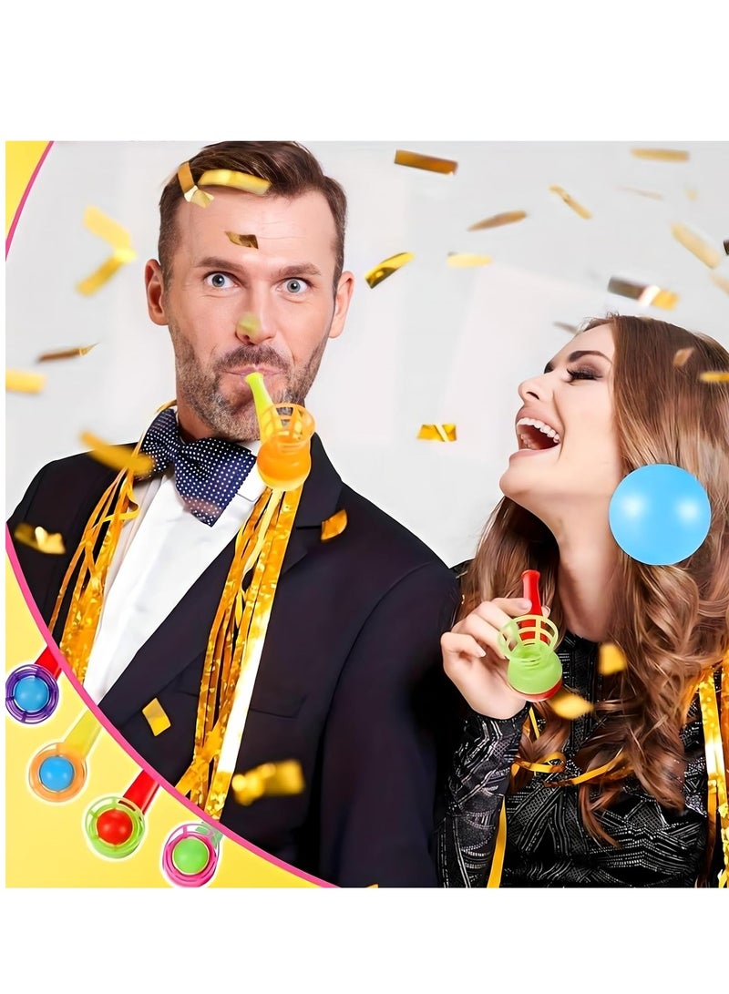 MAGIC VAULT AYBIA 20pcs Floating Blow Pipe Balls | Blowing Pipe Whistles Balls Toys | Magic Blowing Ball Game Toy - Stress Reliever Balance Pipe Ball Toys, for Kids Gifts Party Supplies Favors - Image 4