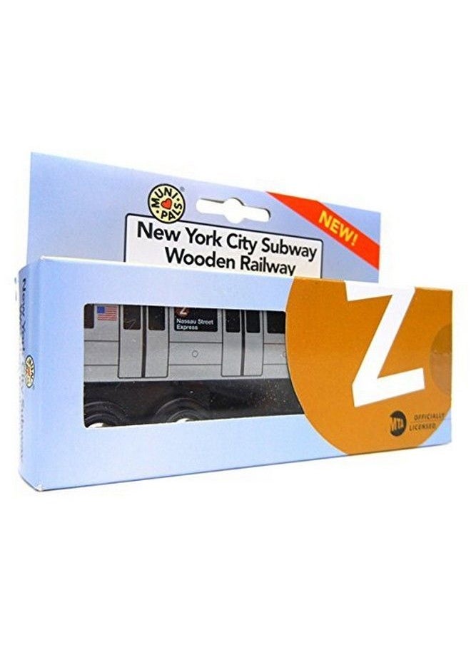 Munipals Mp01110Z Wooden Subway Train New York City Mta Z Nassau Street Express  - Image 4