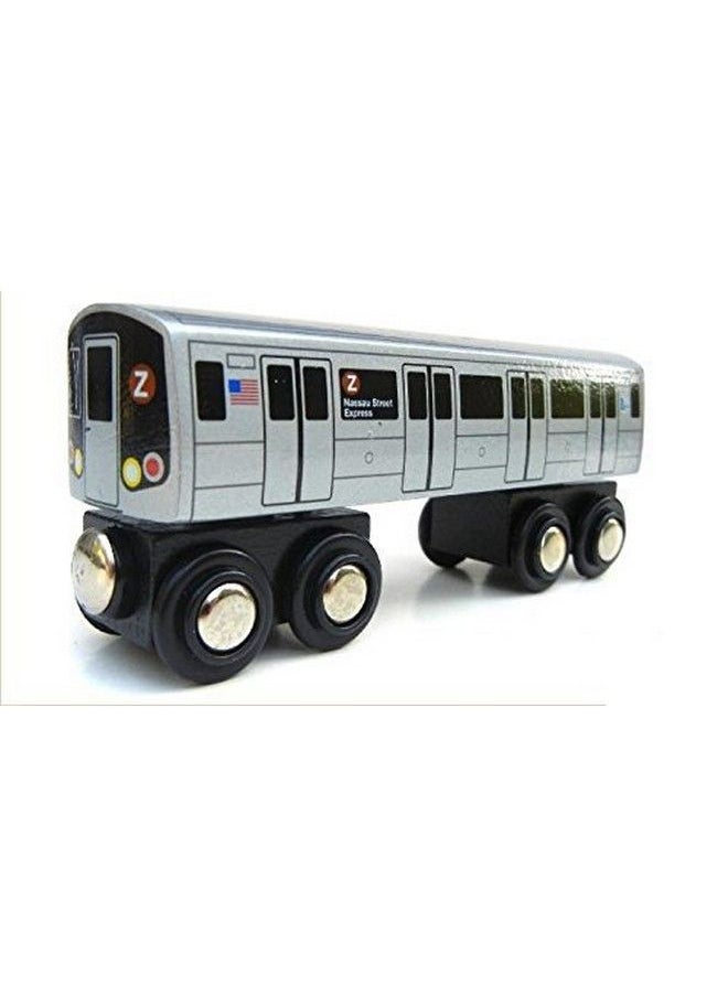 Munipals Mp01110Z Wooden Subway Train New York City Mta Z Nassau Street Express  - Image 2