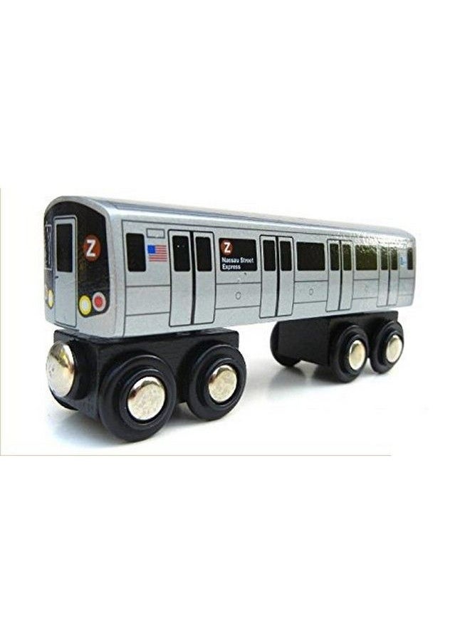 Munipals Mp01110Z Wooden Subway Train New York City Mta Z Nassau Street Express  - Image 3