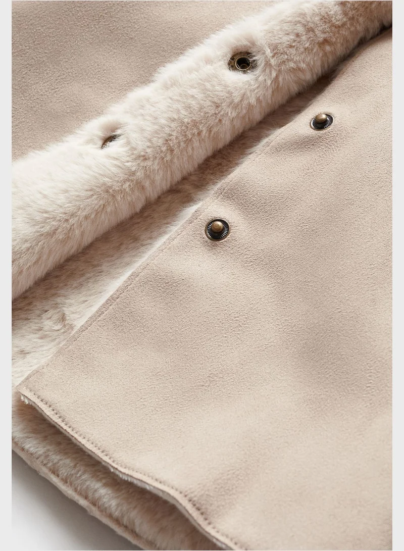 MANGO Infant Essential Brownies Coat