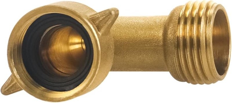 Brass 90 Degree Elbow Connector 2Pcs For RV Faucets And Garden Hose - Image 5