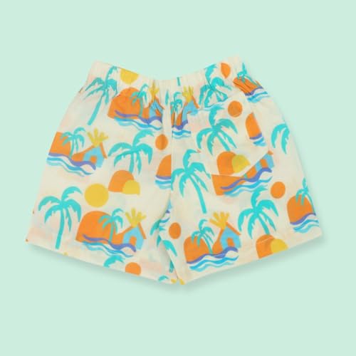 A toddler thing Coord Sets|Mulmul Cotton|Perfect for Summer|Shirt and Shorts Set|Lil' Paradise|6-12m - Image 4