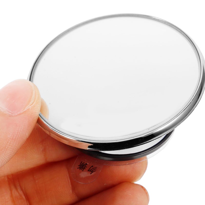 Universal Car Blind Spot Mirror 2pcs Adjustable 360 Degree Suction Cup Side View Mirror Silver - Image 5