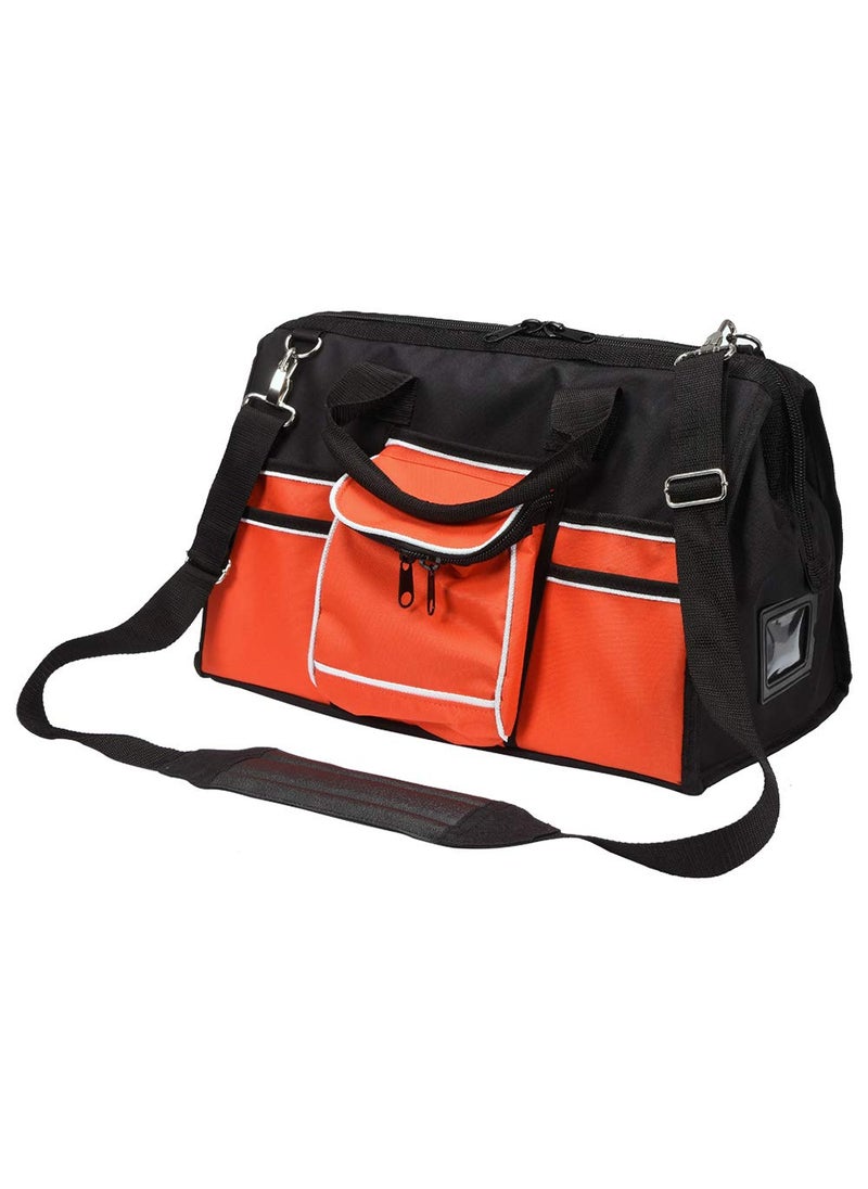 Yato Yato YT74351 Tool Bag 18inchAssembler for Carpenter Roofers FittersLeather bagTool Pouch for TechnicianTool Pouch BeltTool Pouch with BeltWear ResistantIndustrial toolsPower Tools Multicolor  - Image 1