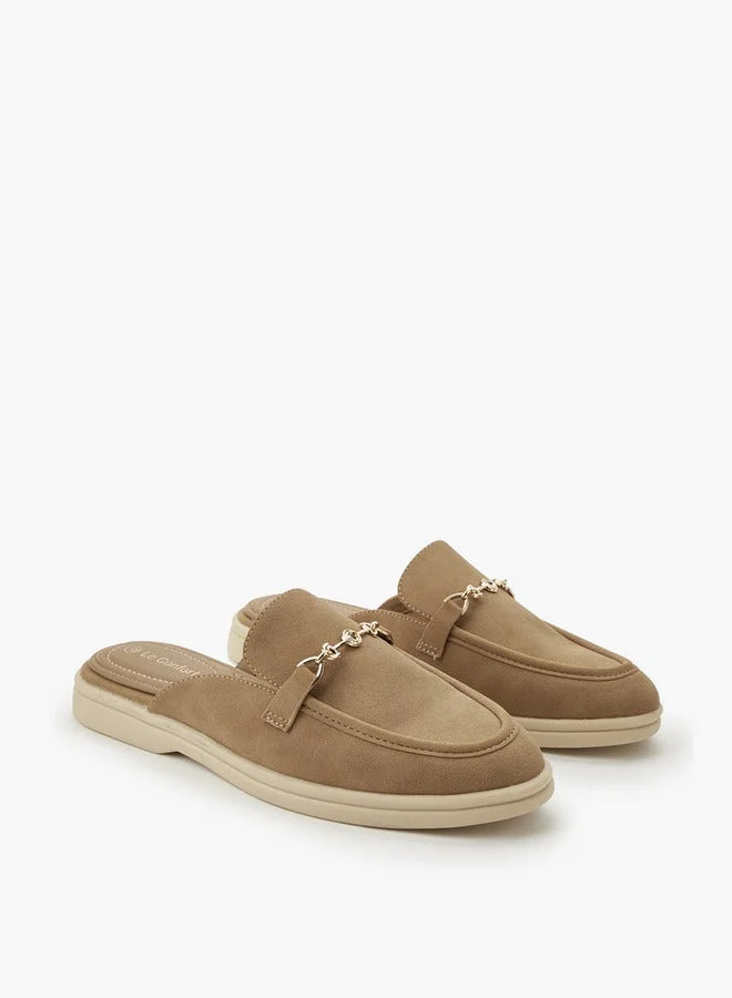 لو كونفورت Women Metallic Detail Mules