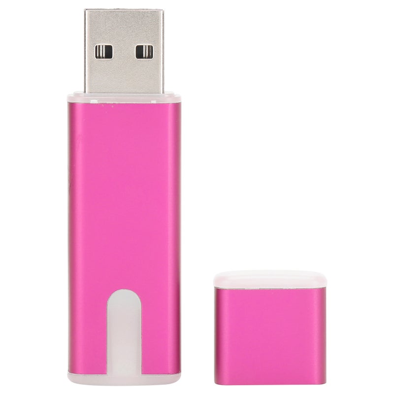 محرك ذاكرة USB USB2.0 محمول أقراص U فلاش درايف ملحقات لابتوب ميني 128GB لون وردي وردي - Image 1