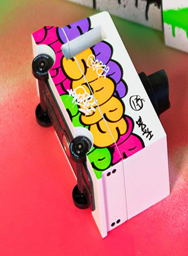 CANDYCAR® Wooden Food Truck Collection - Graffiti Black, Premium Handcrafted Beech Wood Toy Car - Image 4