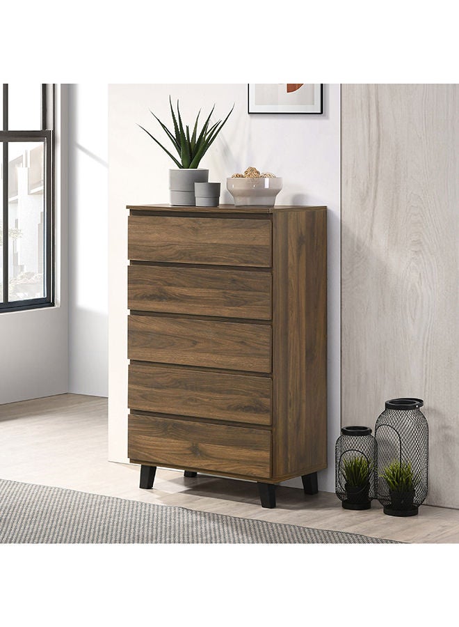 Home Box خزانة كولتورب بلس بـ 5 أدراج بأرجل 40 × 114.5 × 70 سم - Image 1