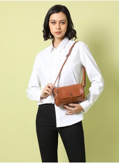 Haute Sauce Tawny Temptation Brown Cross Body Bag  - Image 5