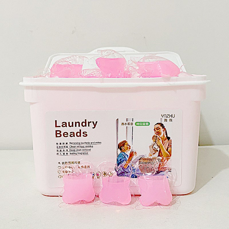 Spot Three-In-One Boxed Laundry Beads, Fragrance Beads, Long-Lasting Fragrance Laundry Beads, Smooth And Mite-Removing Multi-Effect Laundry Detergent - Image 1