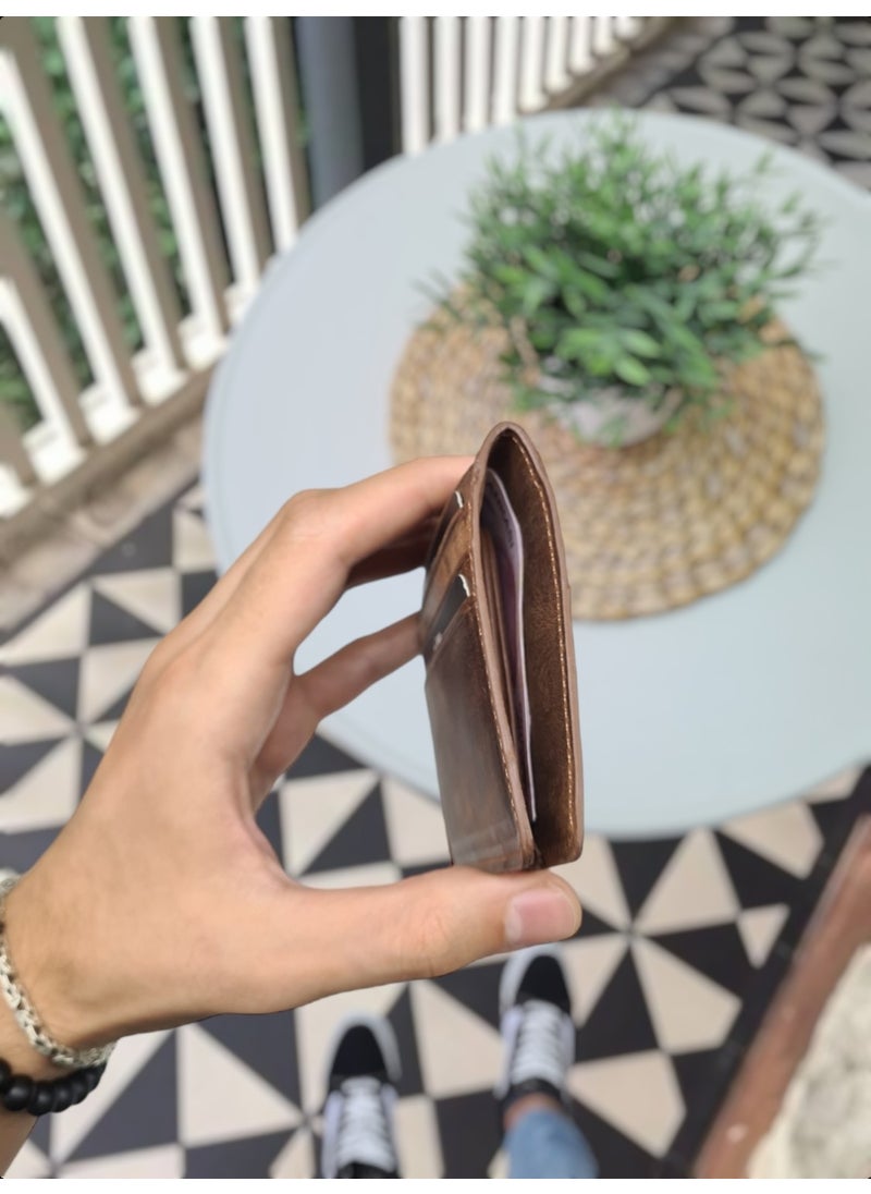 VISSO 657 Genuine Calfskin Magnetic Men's Women's Card Holder Bag Wallet Stylish Handbag  - Image 3