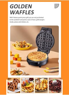 sokany 3-In-1 Non-Stick Snacks Maker with Waffle Plate/Cartoon Cake Plate/Doughnut Plate 600 W SK-08006 Black  - Image 3
