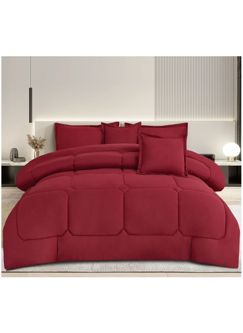 Quilt set for a King-Size bed Consisting of 6 Distinct Pieces Size 240 x 220 cm.