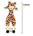 Ice King Bear Wild Animal Small Stuffed Animals Zoo Family Plush Toy Giraffe 11 Inches - Image 4