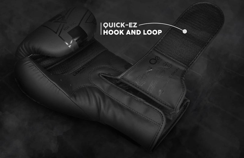 RDX Boxing Gloves, Pro Training Sparring, Maya Hide Leather, Muay Thai MMA Kickboxing, Men Women Adult, Heavy Punching Bag Focus Mitts Pads Workout, Ventilated Palm, Multi Layered, 8 10 12 14 16 18 Oz - Image 5