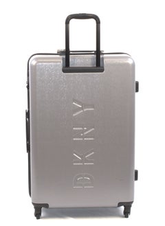 دكني حقيبة DKNY الأمامية والوسطى ذات الجوانب الصلبة على عجلات للجنسين | ABS خفيف الوزن للغاية مع عجلات دوارة مزدوجة 4 ألوان فضية  - Image 5