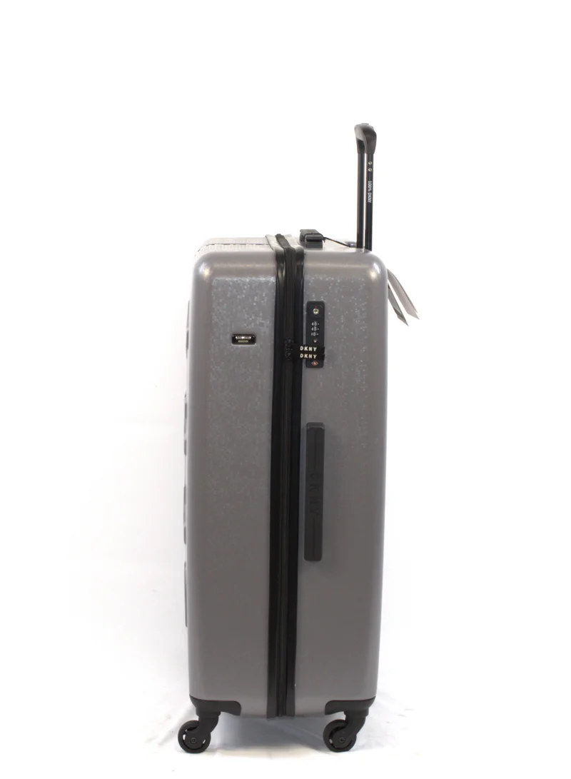 DKNY DKNY Front & Center  Hardside Luggage on Wheels for Unisex | Ultra Lightweight ABS on with Spinner Double Wheels 4 Color Silver