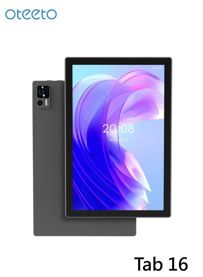 Oteeto TAB16 10.1-inch Android Tablet 12GB RAM 512GB Storage 6000 mAh Battery 5G Wi-Fi and SIM Card Support - Grey - Image 2