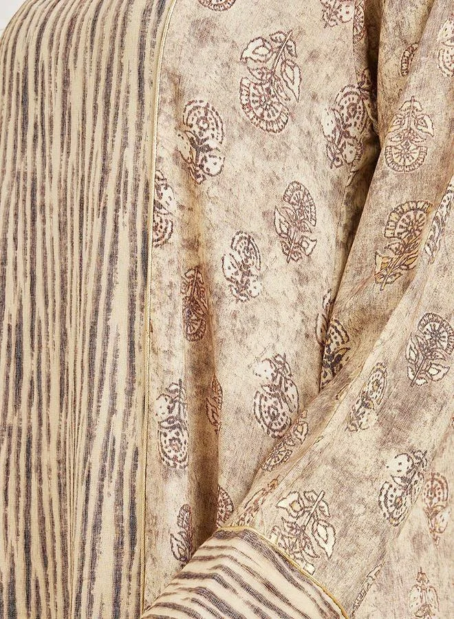 Maxim Creation All Over Block Print Jalabiya by Styli