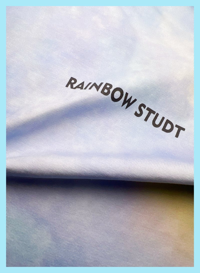 Boys' short-sleeved T-shirt, new 2025 pure cotton, boys' tie-dyed short-sleeved summer - Image 4