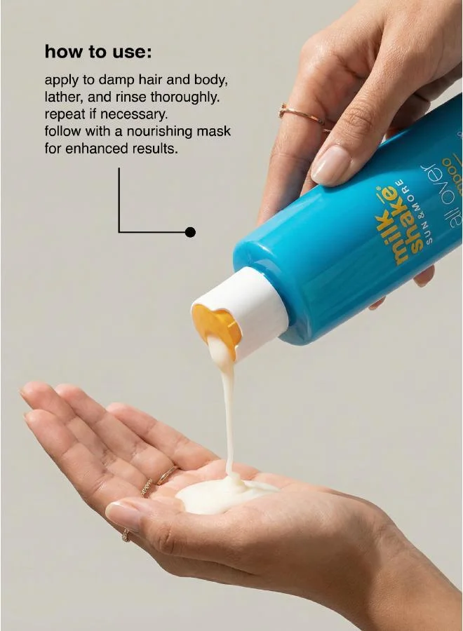 Milk Shake  sun & more all over shampoo 250ml for Women | Best Price UAE