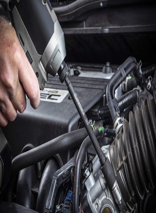 جير رينش وصلات تثبيت سداسية بقطر 1/4 بوصة من GEARWRENCH، مكونة من 6 قطع - مقاسات 1/4 بوصة و3/8 بوصة و1/2 بوصة - بطول 2-1/2 بوصة و6 بوصات - 84971A-02 - Image 5