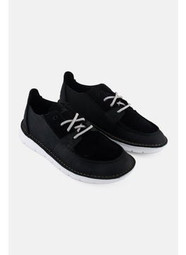 clarks Men Standard Cole Hill Walk Lace Up Casual shoes, Black  - Image 1