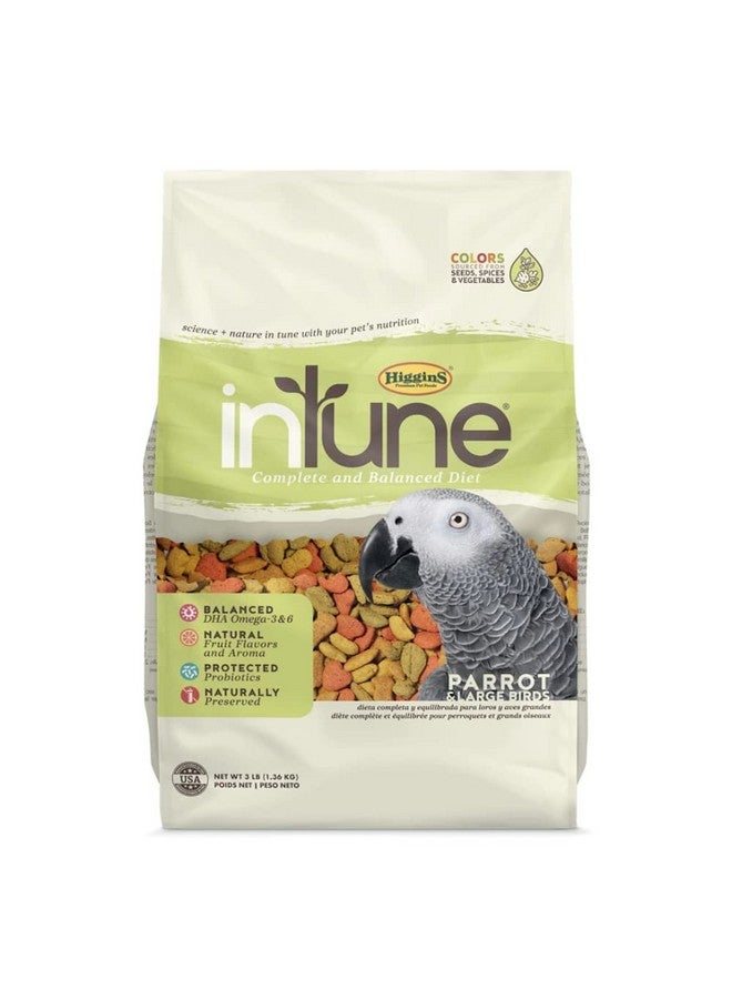 Higgins 2 Pack of Intune Complete and Balanced Diet Parrot Food, 3 Pounds Each - Image 2