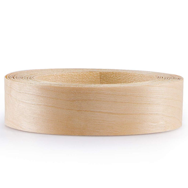 Skelang Birch Wood Veneer 1-1/2” x 26’, Wood Edge Tape with Adhesive, Flexible Wood Edgebanding Strip for Shelving, Cabinetry, Furniture - Image 2
