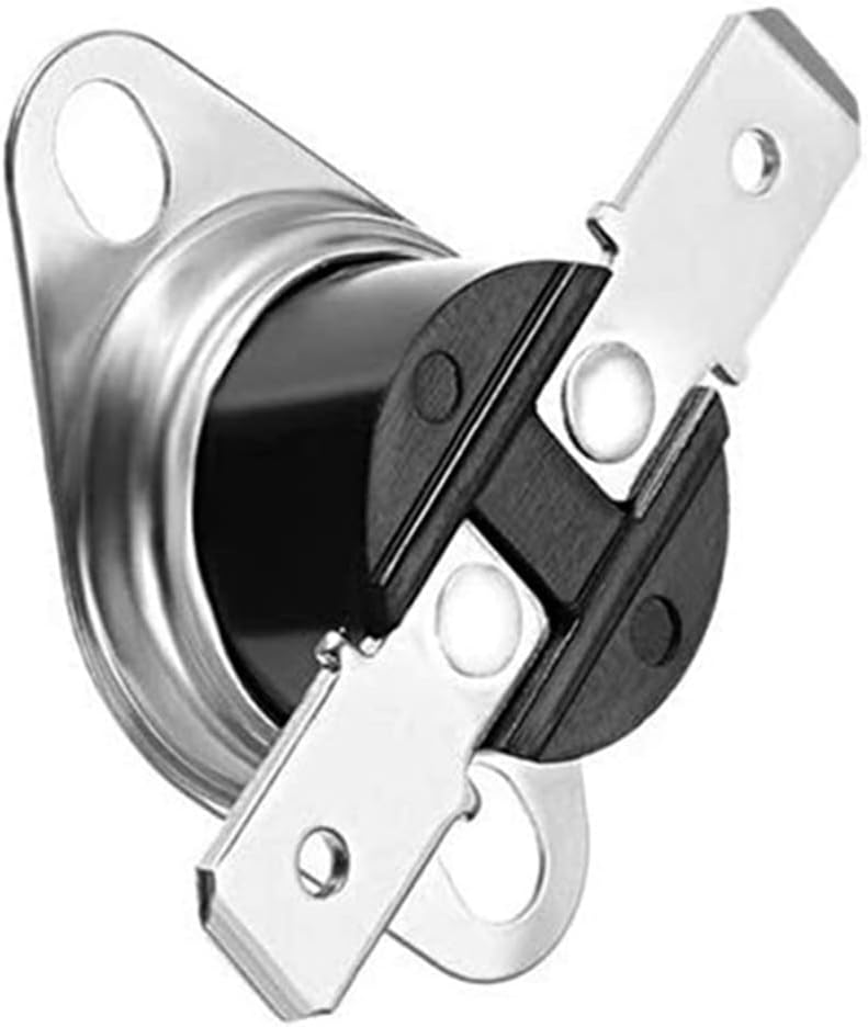 bnafes ترموستات KSD301 60°C 10A مغلق عادة N.C مفتاح تحكم حد قرص مفاجئ ترموستات ميكروويف مفتاح حراري 6 قطع - Image 3