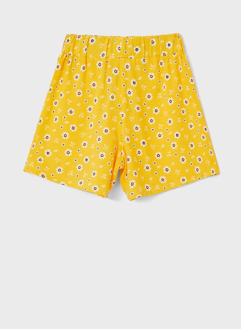 DeFacto Kids Floral Print Shorts  - Image 3