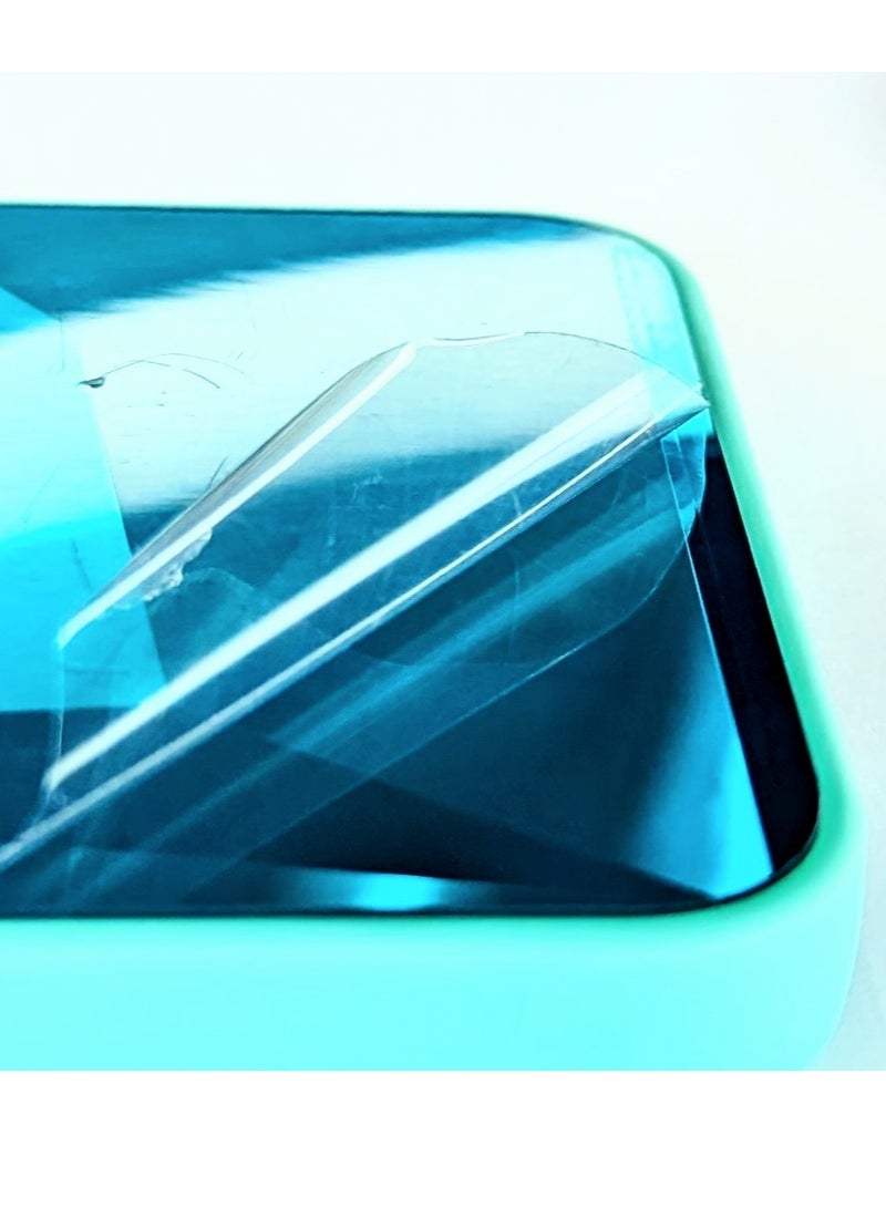 HEXABEX جراب iPhone 12 Pro Max، جراب واقٍ من الألماس اللامع المرصع بالمرايا لهاتف iPhone 12 Pro Max باللون الأزرق الياقوتي - Image 3