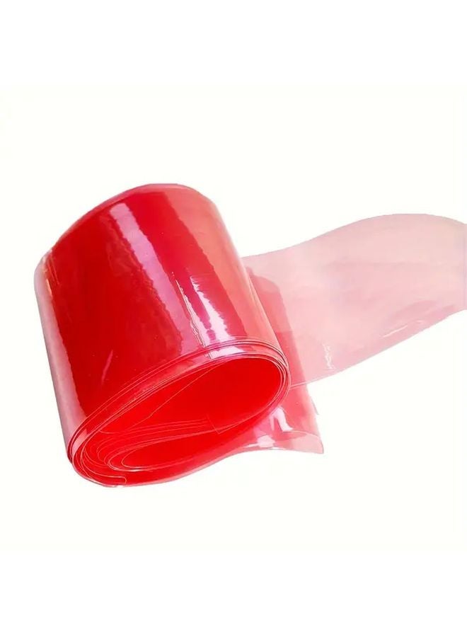 Heat Resistant Transparent Red Plastic Sausage Skins 1 Meter Size For Ham Meat Wrapping Grilling Sausage Making Supplies - Image 2