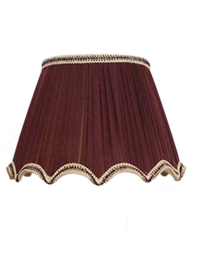 Generic Shabuh pelisse, brown, size 35 cm. All colors are available. It can be cleaned and washed. Suitable for a 35 cm stand lamp  - Image 1
