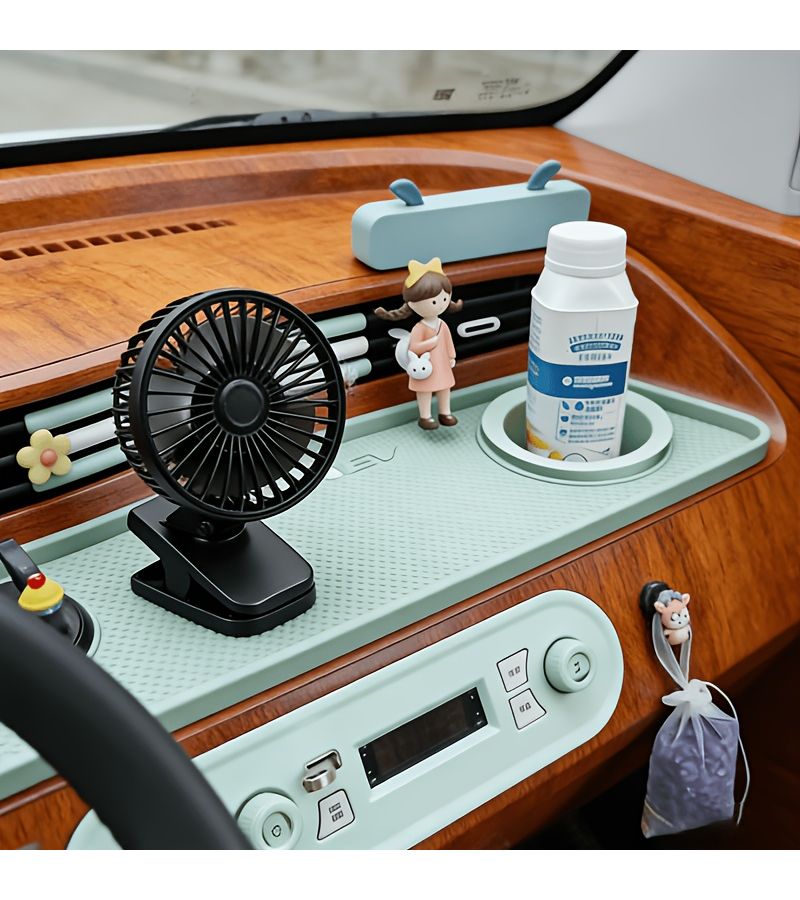 Black 720 Degree Adjustable USB Clip On Fan Compact Portable For Outdoor Activities - Image 2